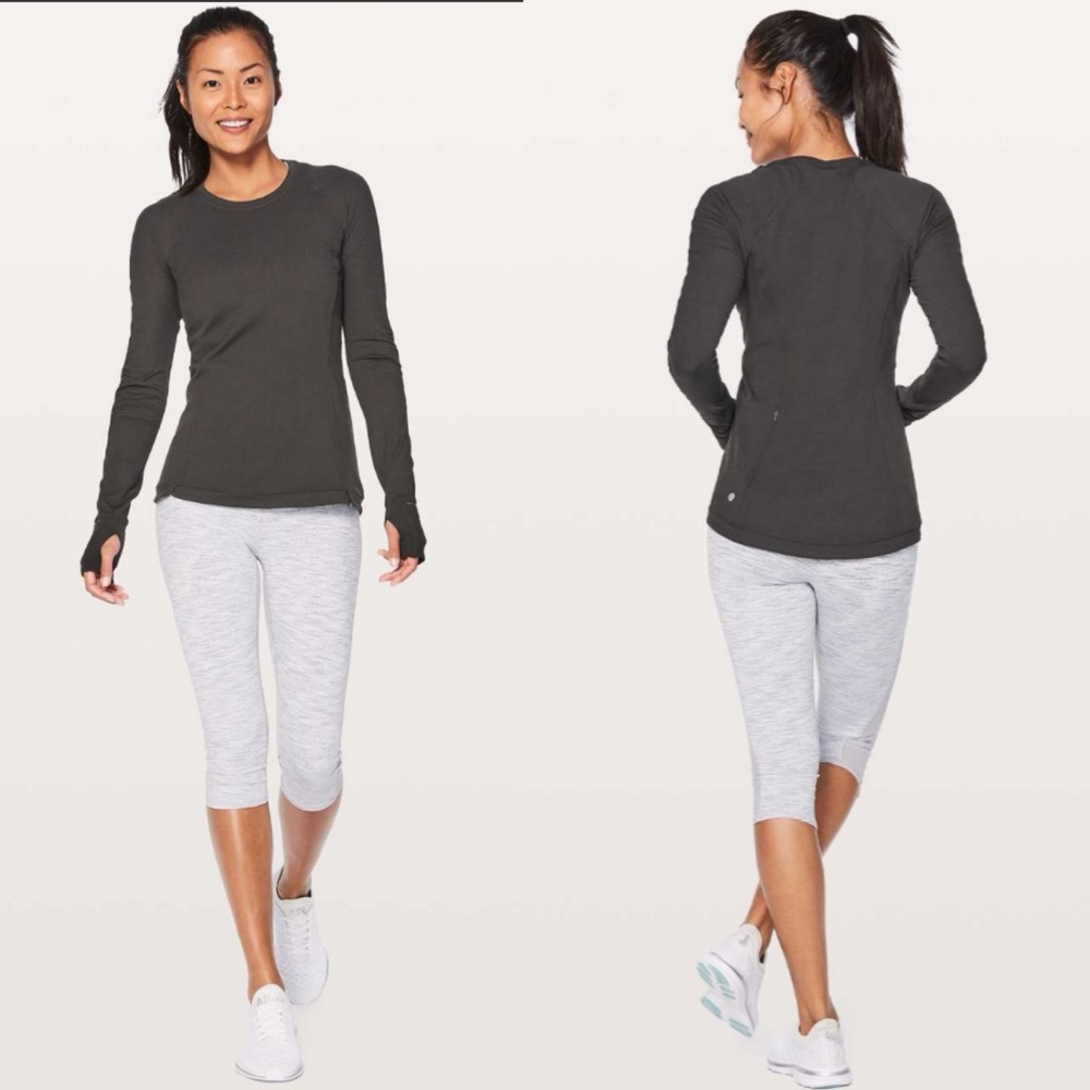 Lululemon Runderful Long Sleeve Black size 8